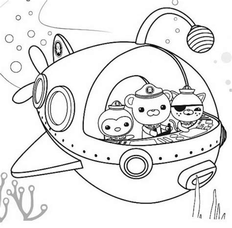 octonauts gup  page coloring pages