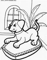 Coloring Pages Puppies Cute Baby Puppy Popular sketch template