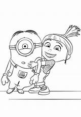 Minion Minions Agnes Stampae sketch template
