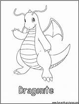 Dragonite Pokemon Coloring Pages Drawing Getcolorings Ninetales Getdrawings Color Printable sketch template
