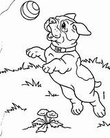 Coloring Bulldog Pages Ball French Dog Puppy Bull Georgia Color Catching Printable Cute Drawing Puppies Rockwell Norman English Dogs Colouring sketch template