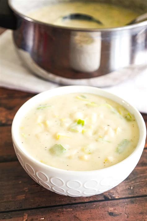 easy potato leek soup this is not diet food
