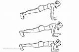 Plank Exercise Walking Walk Ups Fitness Workout Variations Get Pdf Workouts Form Raise Choose Board Easy Guide sketch template