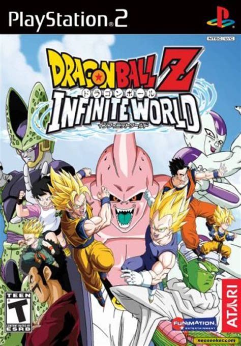 Dragon Ball Z Infinite World Ps2 Front Cover