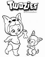 Twozies Coloring Pages Wonda Woofles Cute Getcoloringpages Toys sketch template