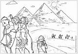Colouring Pyramids Egypt Pages Coloring Ancient Children Sphinx Printable Color Book Activity Village Pdf Great Print Explore sketch template