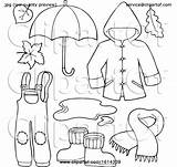 Clipart Rain Coat Gear Illustration Royalty Visekart Vector sketch template