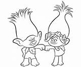 Trolls Barb Colouring Birthda Enfants Coloriages sketch template