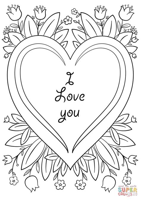 love  coloring pages printable printable word searches