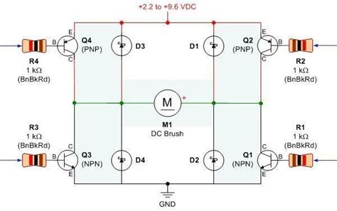 dc motor wiring diagram