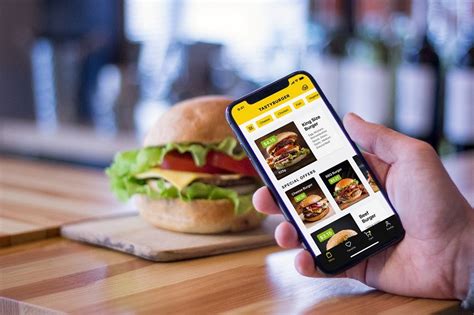 case study tasty burger ui design   food ordering mobile