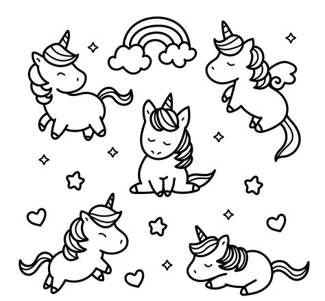 coloring pages unicorn printables benchrilly