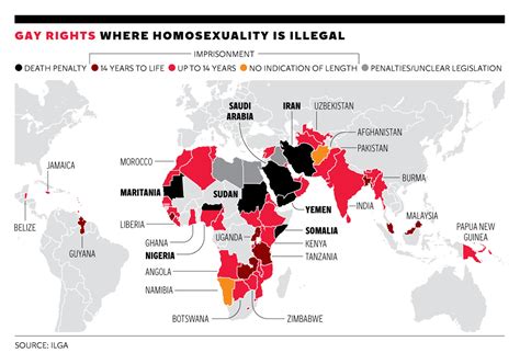 The Twisted World We Live In Countries Where Homosexuality Is Illegal