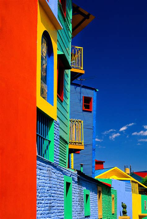 Colorful Buildings Of Caminito In La Boca Buenos Aires Argentina