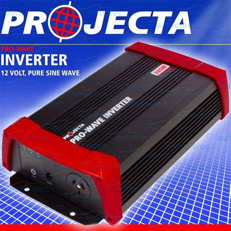 projecta  power inverter pure sine wave   volt car dc  ac pw toolscom