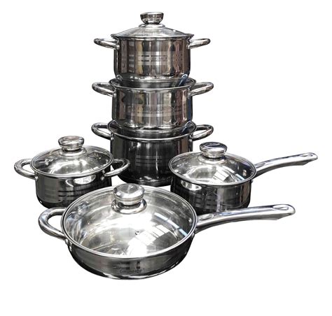cookware set stainless steel pcs dealsdirectconz