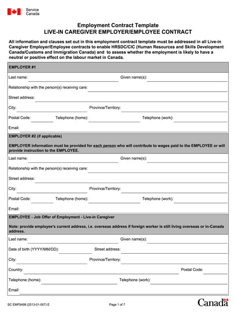 caregiver contract template   form fill   sign