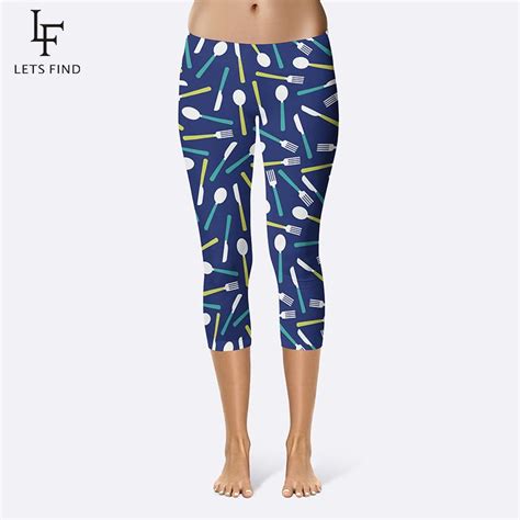 2021 letsfind summer fashion women capri leggings high