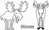 Moose Pages Coloring Christmas Elk Bull Kids Printable Color Print Cool2bkids Getcolorings Getdrawings sketch template