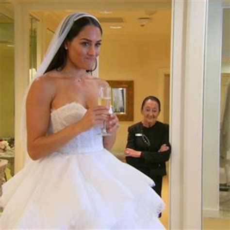 Nikki Bella Doesn T Feel Right Trying On Wedding Dresses E Online
