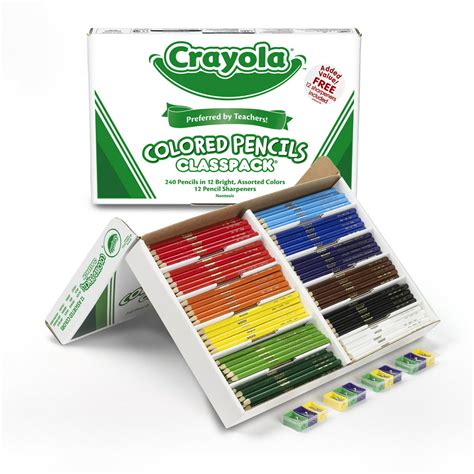crayola colored pencils classpack  count oumhjs