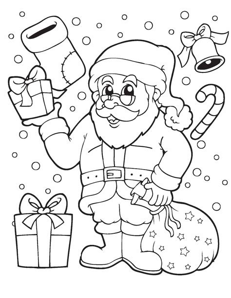 printable christmas kids dear santa letter  coloring page bundle