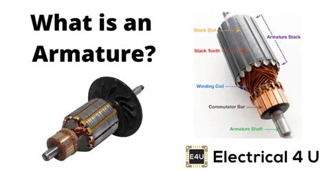 armature definition function  parts electric motor generator electricalu