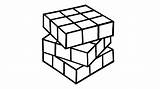 Rubik Rubiks Getdrawings sketch template