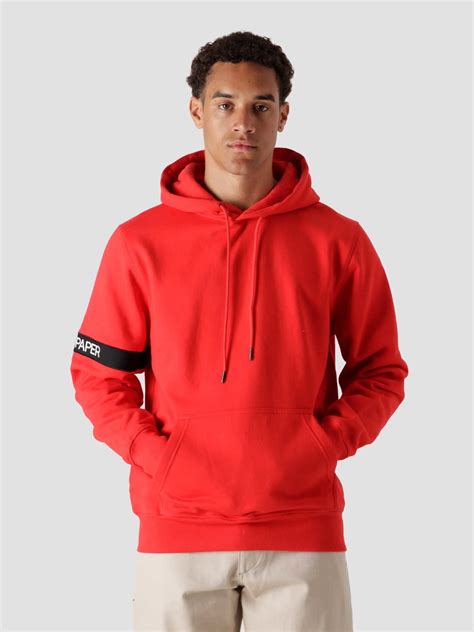 daily paper captain hoodie red nost freshcotton