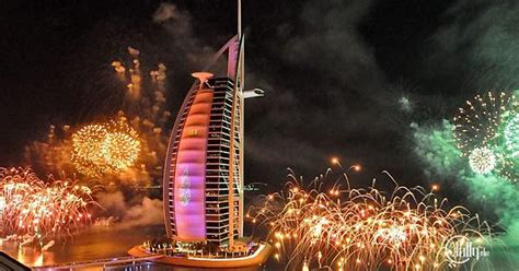 Dubai Burj Al Arab Hotel New Years Eve Celebration