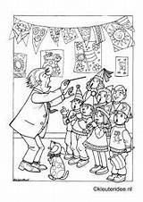 Choir Kleurplaat Coloring Kinderkoor Muziekinstrumenten Kleuteridee Coloringpage Koor Kleuters Muziek Stam Groep Singing Orkest Kiezen Huizen Dagmar Verhuizen Werkbladen sketch template