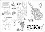 Menu Kids Coloring Covers Menus Children Family Source Visit Site Details Back Placemats sketch template