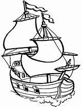 Coloring Boat Pages Ship Sail Speed Big Sailing Galleon Drawing Print Simple Fishing Pirate First Sunken Getdrawings Getcolorings Printable Clipartmag sketch template