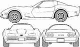 Corvette Chevrolet Blueprints C3 Car 1982 Drawings Bil Chevy Chevelle Coupe Blueprint Drawing Sketch Pages Ss Coloring Af Template Getoutlines sketch template