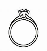 Coloring Ring Designlooter Pages Wedding sketch template