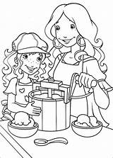 Coloring Holly Hobbie Kids Coloriage Maman Pages Hobby Fun Avec Cuisiner Papa Kitchen Un Kleurplaatjes Vælg Opslagstavle Uploaded Tegninger Dibujo sketch template
