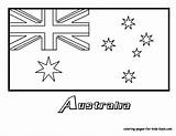 Coloring Flag Pages Australia Color January Print Flags Printable Colouring Country Preschool Visit Sheets Reference Links Plus sketch template
