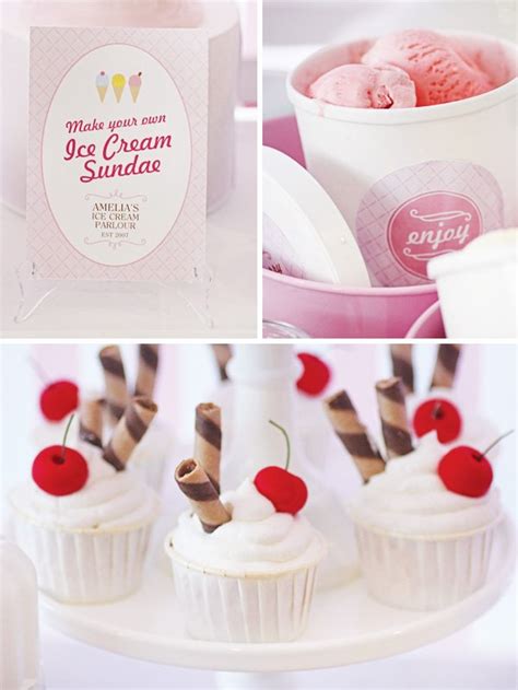 Sweet Pink And Pastel Ice Cream Social Hostess With The Mostess®