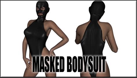 Masked Bodysuit For Genesis 2 Female By Sedartonfokcaj On