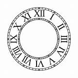 Clock Faces Printable Simple Clipartbest Via sketch template