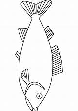 Fish Printable Print Patterns Coloring Outline Stencil Stencils Template Drawings Pattern Handout Drawing Templates Below Please Click Fishing Crafts Pages sketch template