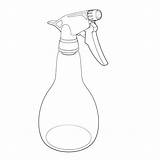 Spray Bottle Drawing Getdrawings Line sketch template