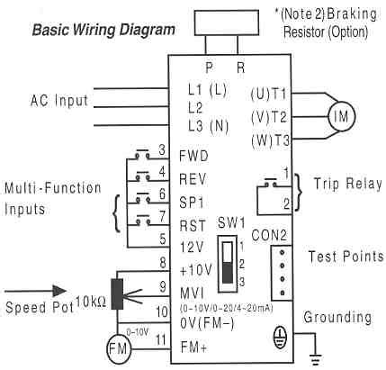abb vfd wiring diagram