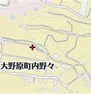 Image result for 香川県観音寺市大野原町内野々. Size: 180 x 99. Source: www.mapion.co.jp