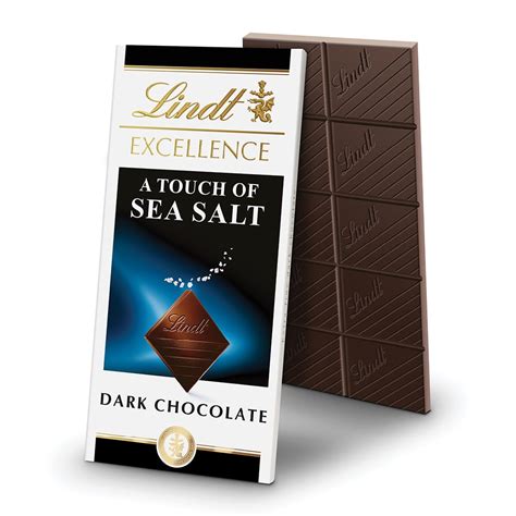 lindt excellence sea salt dark chocolate candy bar  oz walmart
