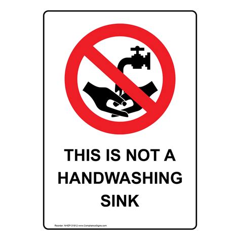 handwashing sink sign  symbol nhe