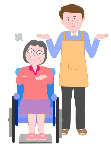 Nursing Home Abuse Illustrations Illustrations Royalty Free Vector