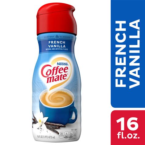 nestle coffee mate french vanilla liquid coffee creamer  fl oz