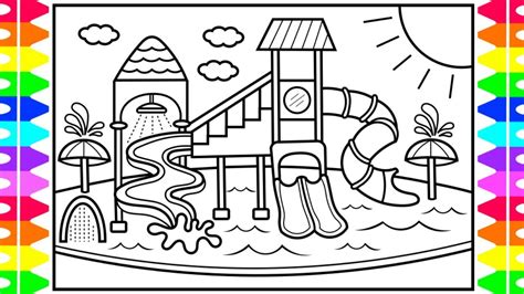 water park coloring pages  coloring pages