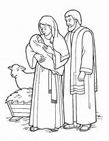 Nativity Shepherds Nascita Lds Gesu Colorare Acessar sketch template